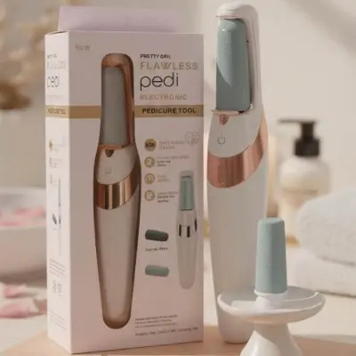 Picture of Finishing Touch Flawless Pedi Electronic Pedicure Tool, Rechargeable, Dual Speed