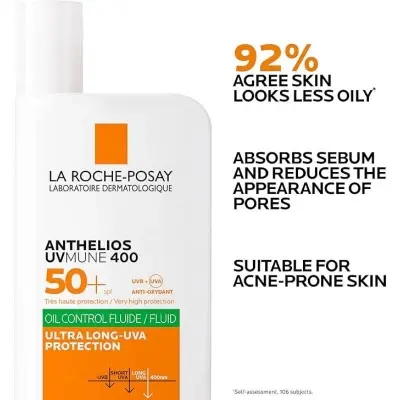 Picture of LA Roche-Posay Anthelios Uvmune 400 Oil Control Fluid (Spf 50+)-50gm