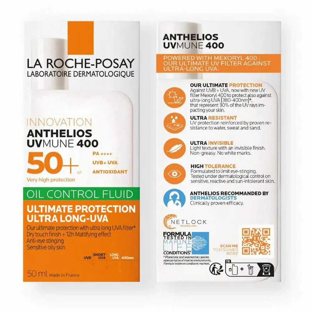 Picture of LA Roche-Posay Anthelios Uvmune 400 Oil Control Fluid (Spf 50+)-50gm