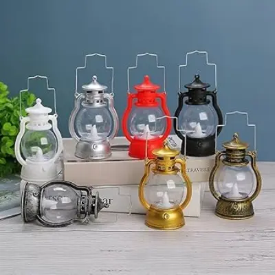 Picture of Lantern Retro Lamp Energy-Saving Holiday Desktop Hanging Bar Night Light Decorative Led Small Home Party