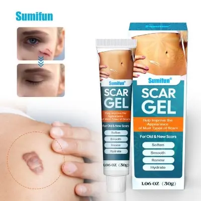 Picture of Sumifun Scar Removal Cream Natural Herbal Scar Lightening Repairing Gel Skin Care Cream 30g