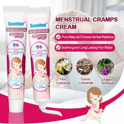 Picture of SUMIFUN Menstrual Cramps Pain Reliever Cream Mabisang Gamot Pamparegla Menstrual Cup Irregular Menstruation Pain Reliever Rub Original Essential Pain Relief-20gm
