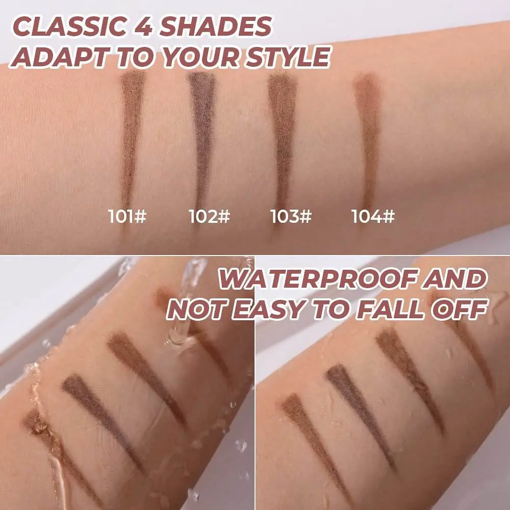 Picture of Beauty Glazed Waterproof Eyebrow Pencil - #01 Dark Brown