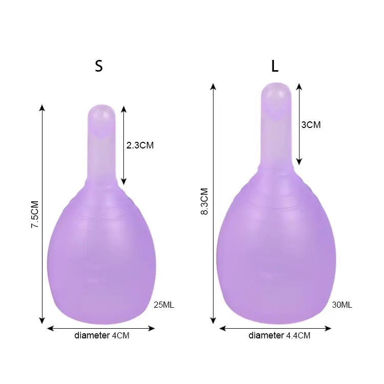 Picture of AEIOU Certified Silicone Copa Menstrual Cup with Drain New Menstrual Cup Designed for Effective Menstruation Management