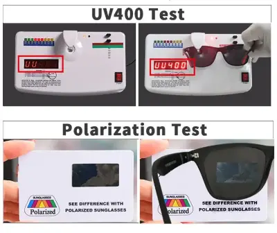 Picture of Black Fashion Vintage Square Men's and Women's Rice Nail Sunglasses UV400 Unisex Outdoor Sports Cycling Sun Shade Sunglasses