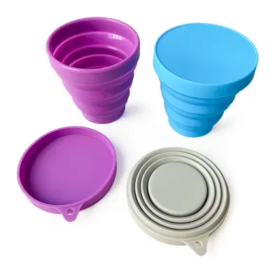 Picture of Portable & Reusable Food-Grade Silicone Folding Water Cup for Menstrual Cup Sterilizer