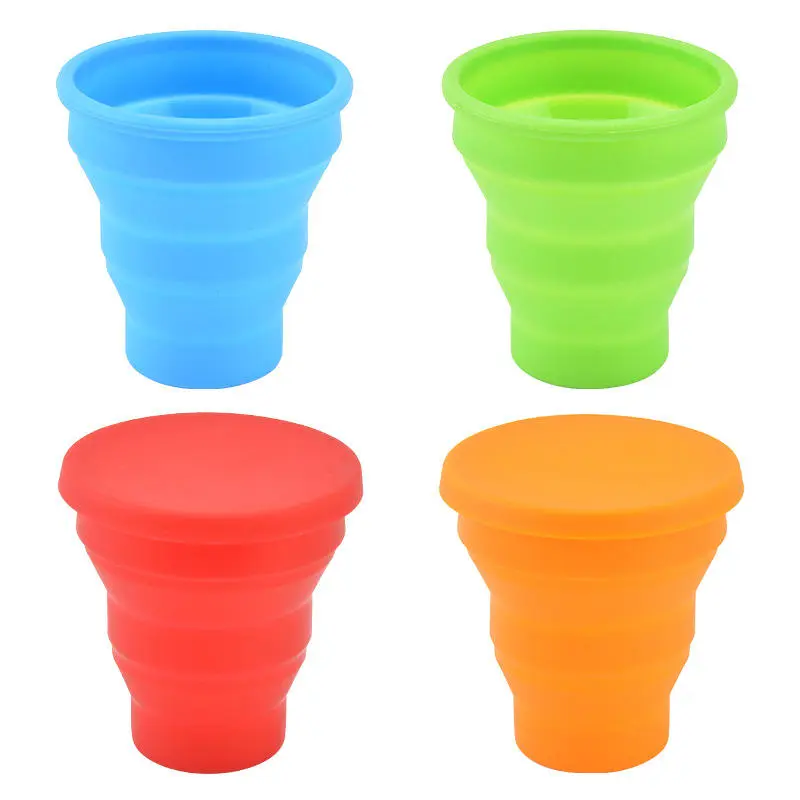 Picture of Portable & Reusable Food-Grade Silicone Folding Water Cup for Menstrual Cup Sterilizer