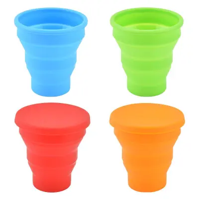 Picture of Portable & Reusable Food-Grade Silicone Folding Water Cup for Menstrual Cup Sterilizer