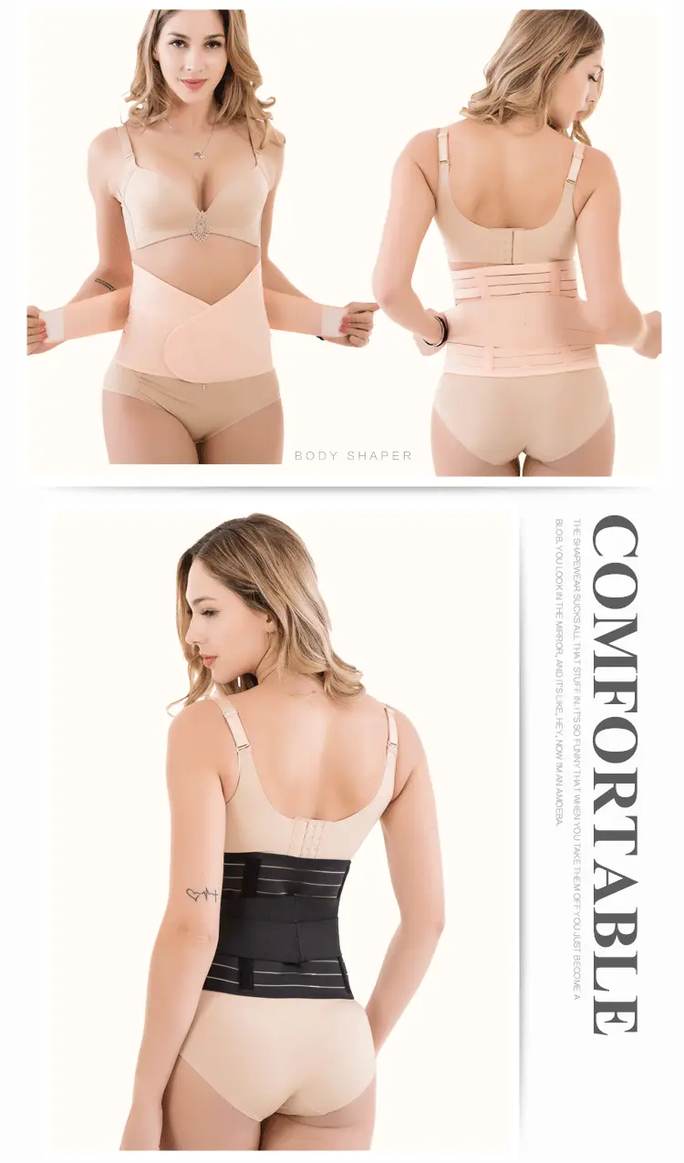 Picture of Women Body Shape Adjustable Tummy Su-cker Band Elastic Abdominal Belt