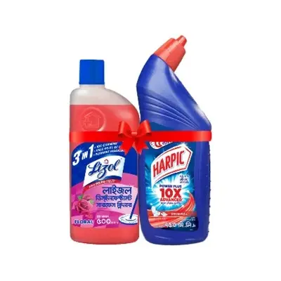 Picture of Harpic 750ml+Lizol 500ml Floral(40TkOff)