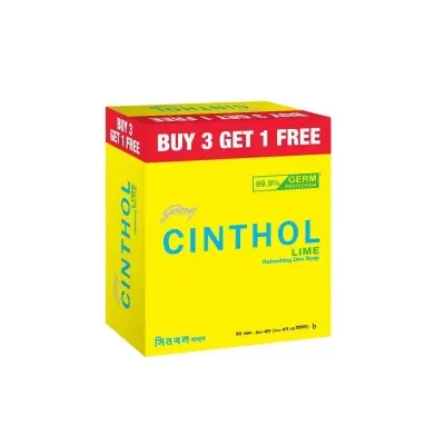 Picture of GODREJ CINTHOL SOAP  LIME 100G BUY-3 G-1