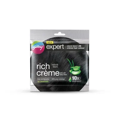 Picture of GODREJ BLACK CRÈME HAIR COLOR 20ML+20GM