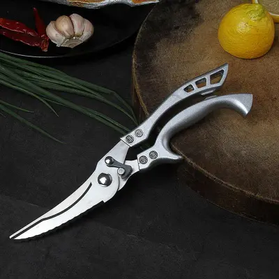 Picture of Powerful Chicken Bone Scissors Stainless Steel Portable Chicken Duck Fish Cutter For Kitchen Accessories