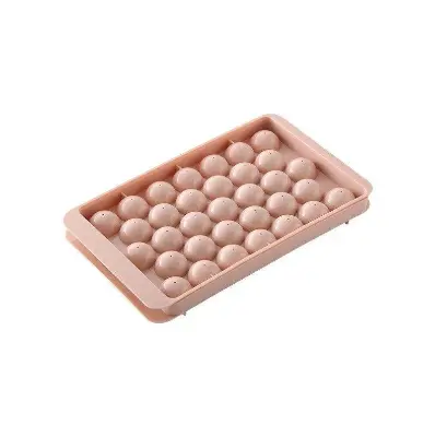 Picture of Style Keepers Round Ice Cube Tray Ball Maker Mold for Freezer Mini Circle Making 33PCS Sphere Chilling Cocktail Whiskey Plastic Reusable Flexible Trays Molds Cocktails Keep Drinks (1)