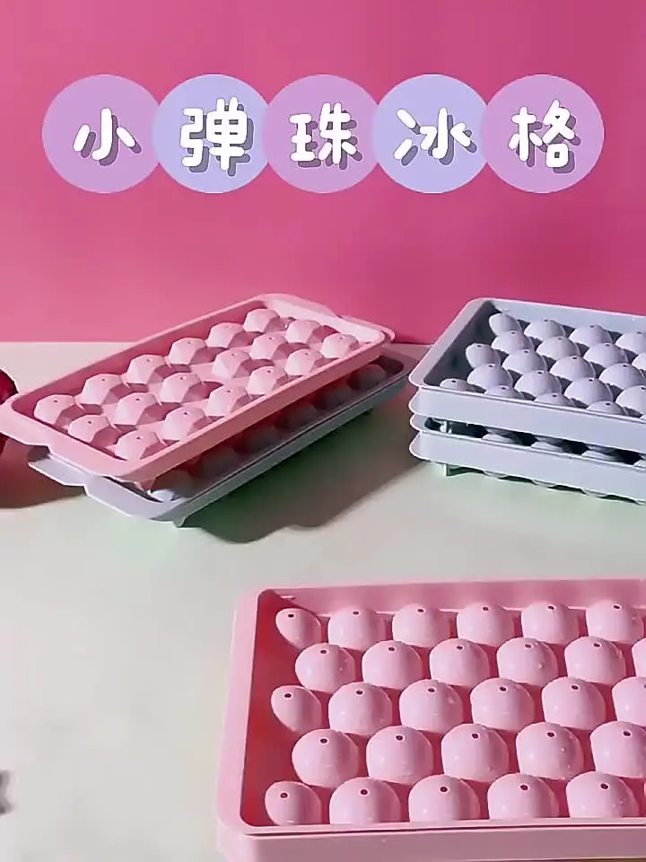 Picture of Style Keepers Round Ice Cube Tray Ball Maker Mold for Freezer Mini Circle Making 33PCS Sphere Chilling Cocktail Whiskey Plastic Reusable Flexible Trays Molds Cocktails Keep Drinks (1)