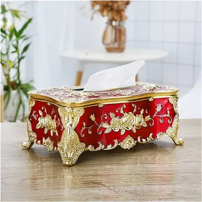 Picture of Tissue Box Paper Holder Home Decor (Multicolor)