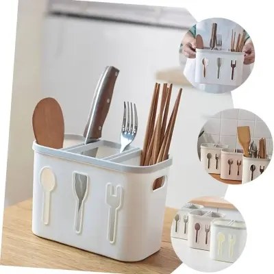 Picture of Spoon Stand/ Spoon Holder -plastik (White)