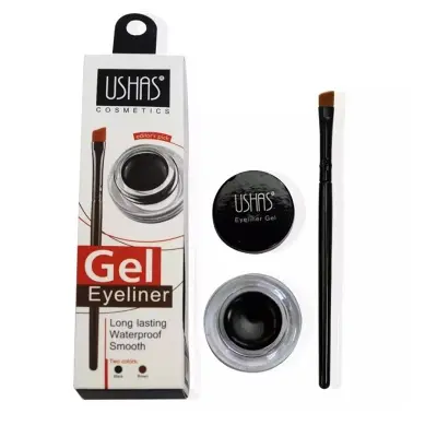 Picture of watter proof matte Eyeliner Gel with brush _black (Black)