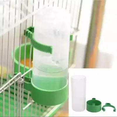 Picture of [3 pis]  140ml Bird water pot Pet Drinker Feeder Waterer Clip for Aviary Budgie Cockatiel Lovebird farming equipment