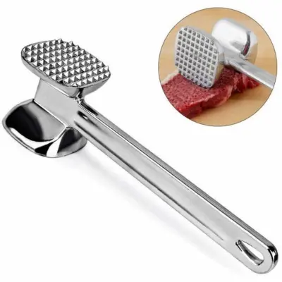 Picture of Stainless Steel Meat Tenderizer Hammer (Silver)