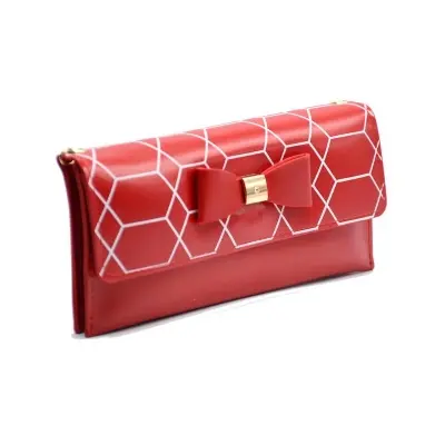 Picture of Fashionable stylish leadies women hand purse card holder mobile holder hand bag back pack site bag (Watermelon red)