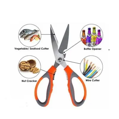 Picture of Stainless Steel Kitchen Scissors / Fish Cutting Scissors (Multicolor)