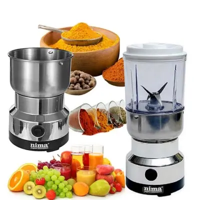 Picture of Nima 2 in 1 Electric Spice Grinder & Juicer-Silver (Silver)