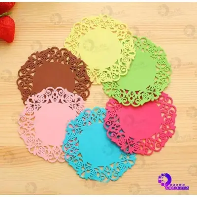 Picture of 2 Pcs Mat Silicone Placemat High Temperature Resistant Thickening Anti-Scalding Insulation Pad (Multicolor)