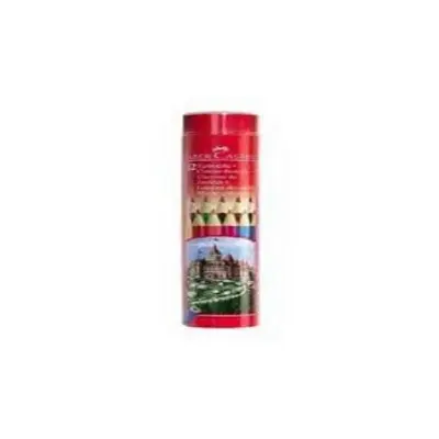 Picture of Redline Classic Color Pencil Round Tin - Long (12 pcs) (Multicolor)
