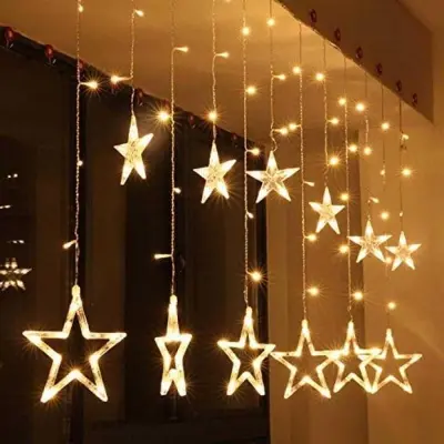 Picture of Home Decorative Big Star Led Light For Home Decor[12 pis] (Brown)