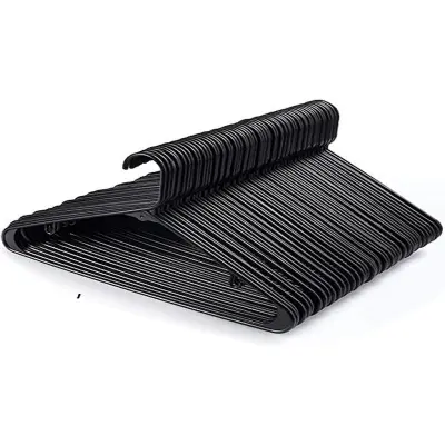 Picture of Plastic hanger 12-Pieces (Black)