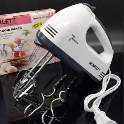 Picture of Electric Egg Beater and hand Mixer - White 3 Ratings12 Answered Questions