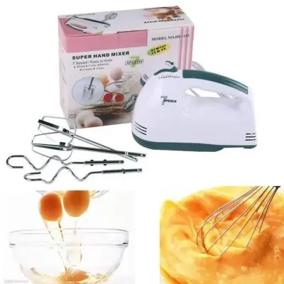 Picture of Scarlett Electric Egg Beater cake cream and hand Mixer (White)