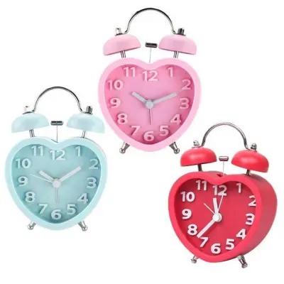Picture of Heart-Shaped Metal Alarm Bed/Table Clock 30 Ratings17 Answered Questions Brand:No BrandMore Home Décor from No Brand ৳ 230 ৳ 333-31% Promotions Spend ৳ 520 get ৳ 20 off Color family Random Quantity 1    Buy Now  Add to Cart Delivery Options (Multicolor)