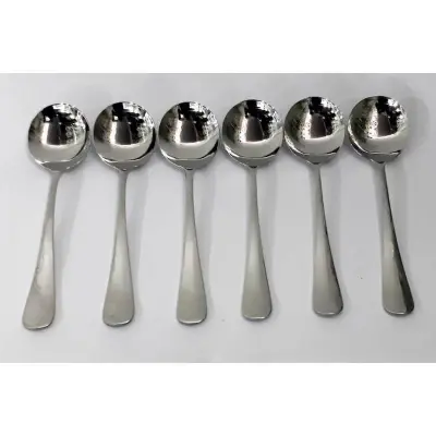 Picture of Soup Spoon 6 Pcs Set 7 Ratings (White)