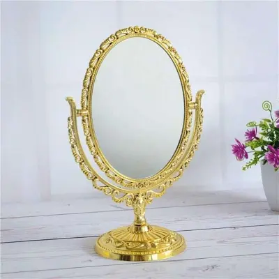 Picture of Table plastic Mirror (Gold)