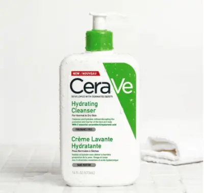 Picture of Cerave Hydrating Cleanser For Normal To Dry Skin (236ML) White