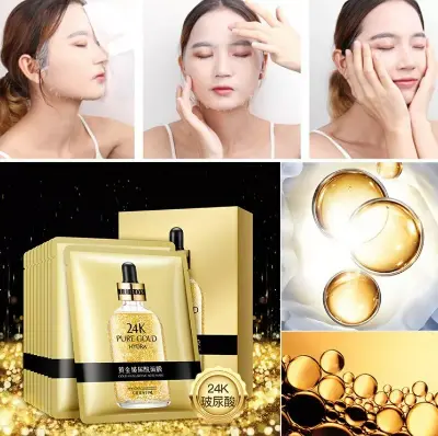 Picture of Cindynal 24k Pure Gold Hydra Face Sheet Mask 1 pc. Gold