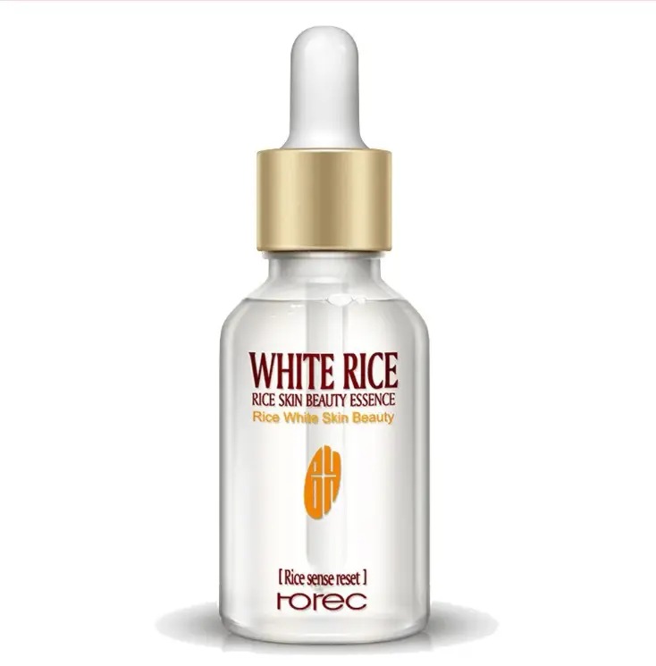Picture of ROREC White Rice Serum Reduces Wrinkles and Lighten Dark Spots Pore Minimizer Anti- Aging Face Moisturizer Skin Lightening - 15ml White