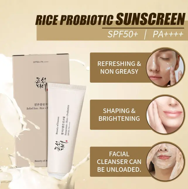 Picture of Beauty of Joseon Sunscreen: Relief Sun: Rice+ Probiotics SPF50+ White