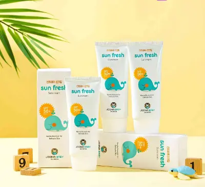 Picture of Joona Baby Sun Fresh Sunscreen SPF50+ PA+++ for Delicate Skin 50ml White