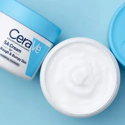 Picture of CeraVe SA Smoothing Cream for Rough and Bumpy Skin 340g with Salicylic Acid and 3 Essential Ceramides White