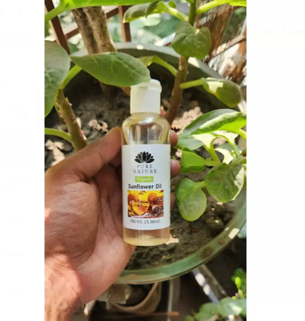 Picture of Pure Nature Organic Home Made Sunflower OIl For Hair 100 ml Hair