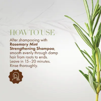 Picture of Mielle Rosemary Mint Strengthening Hair Masque 340g Green