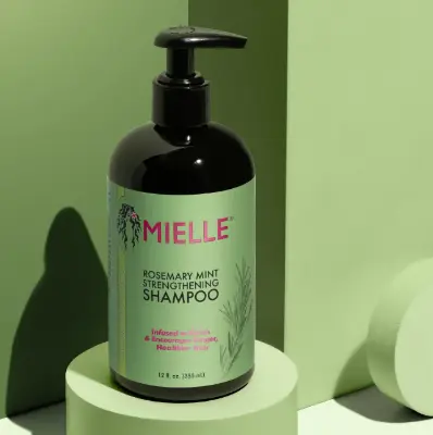 Picture of Mielle Rosemary Mint Strengthening Shampoo 355ml Green