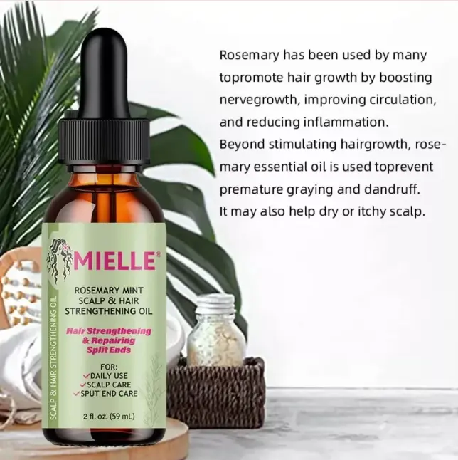 Picture of Mielle Organics Rosemary Mint Scalp and Hair Strengthening Oil - 59ml Hair
