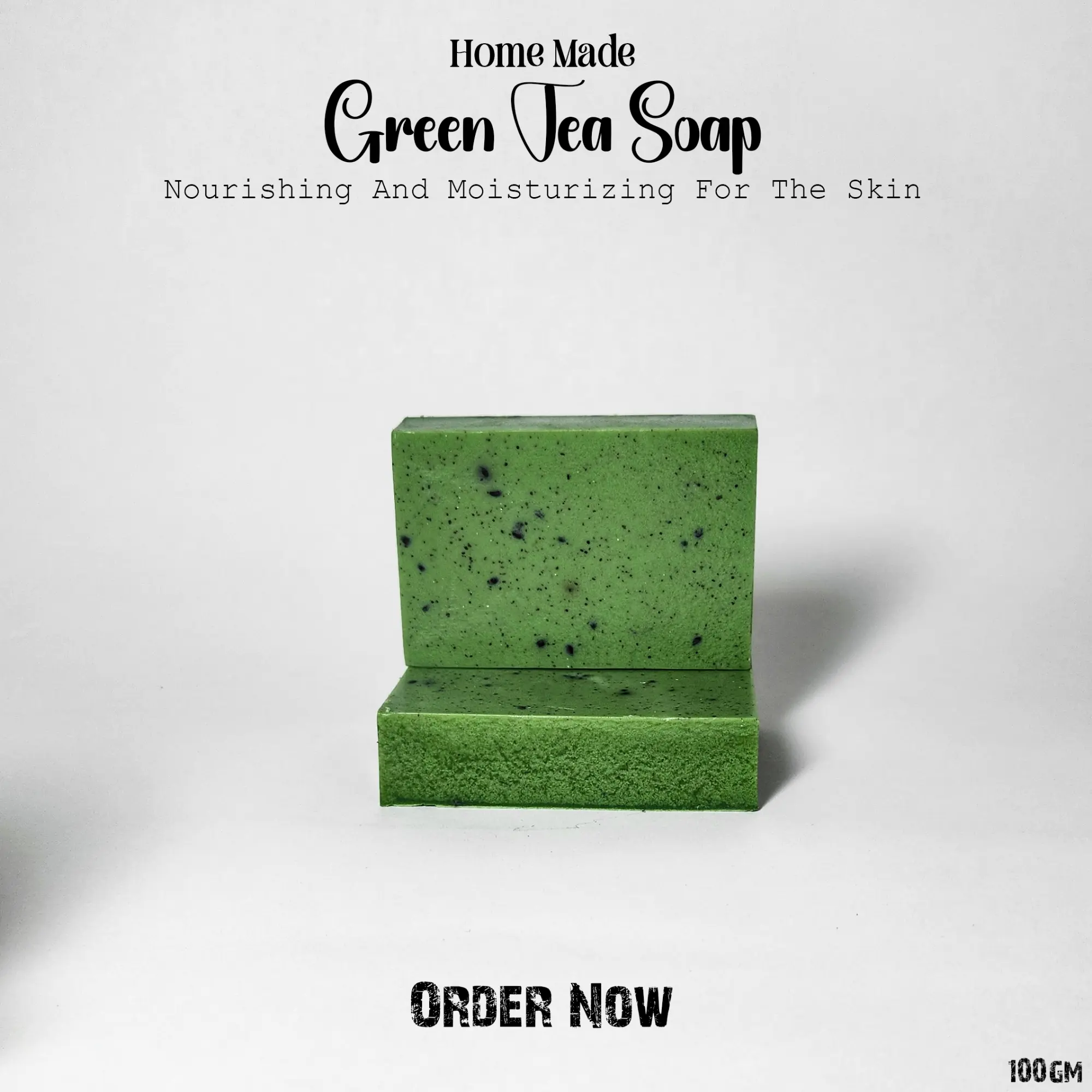 Picture of Homemade Green Tea Soap 100g Green