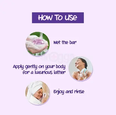 Picture of Fiama Gel Bar Soap Bearberry & Blackcurrant 125gm Purple