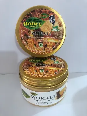 Picture of Wokali Honey Body Scrub 300ml Yellow