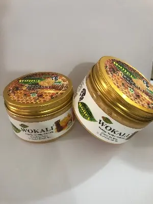 Picture of Wokali Honey Body Scrub 300ml Yellow